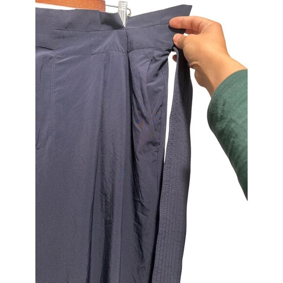 Athleta Skyline Pant II Trouser Size 2X 20 Blue Pleated Straight Corpcore Office - Picture 10 of 13